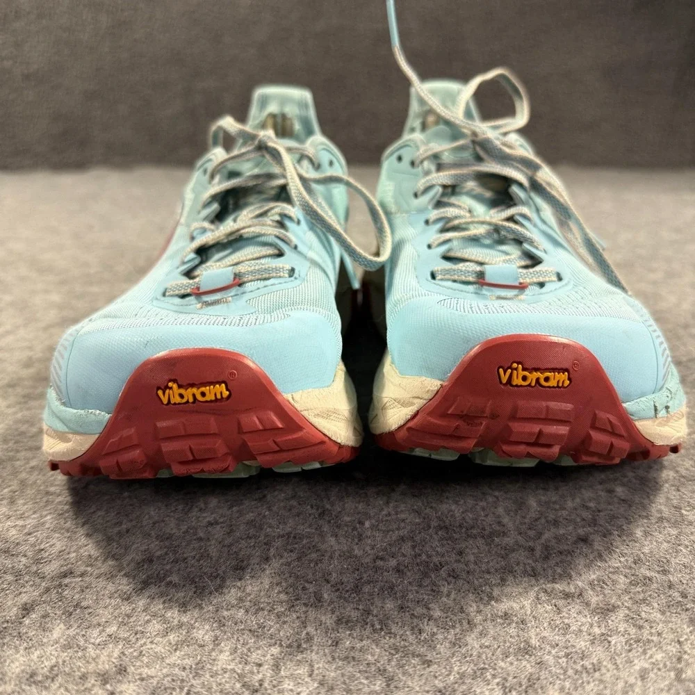 Altra Olympus 5 Shoes Womens Size 9.5 Blue Mesh Trail Running Zero‎ Drop Vibram